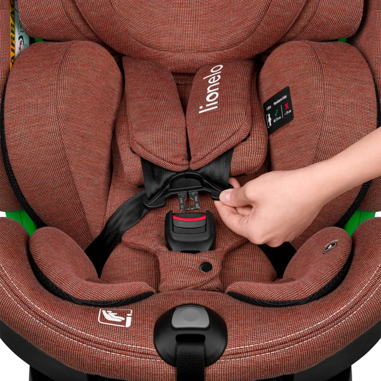 Автокрісло Lionelo Harmony i-Size Red Brick Bamboo