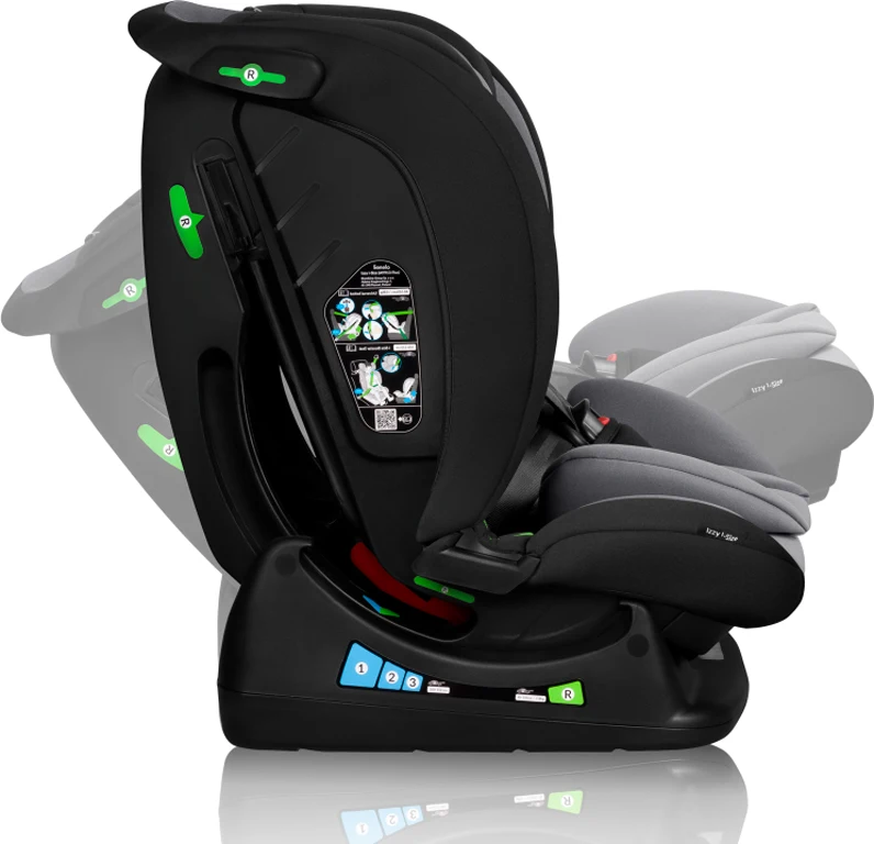 Автокрісло Lionelo Izzy i-Size Black Grey
