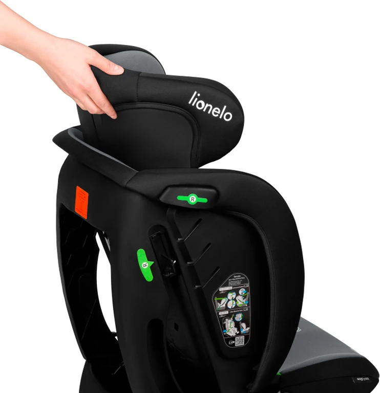 Автокрісло Lionelo Izzy i-Size Black Grey