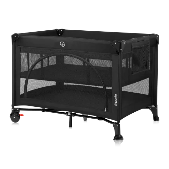 Детский манеж Lionelo Laura Black Carbon