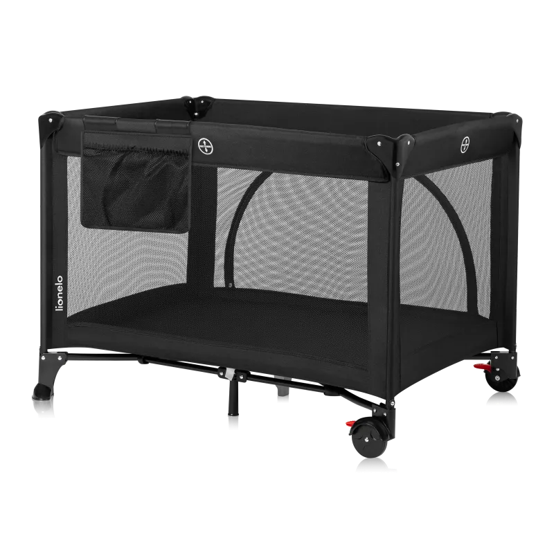 Дитячий манеж Lionelo Laura Black Carbon