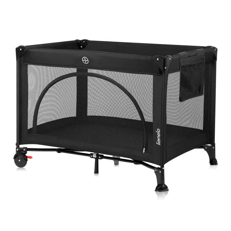 Дитячий манеж Lionelo Laura Black Carbon