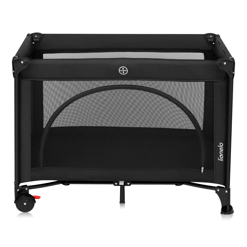 Дитячий манеж Lionelo Laura Black Carbon