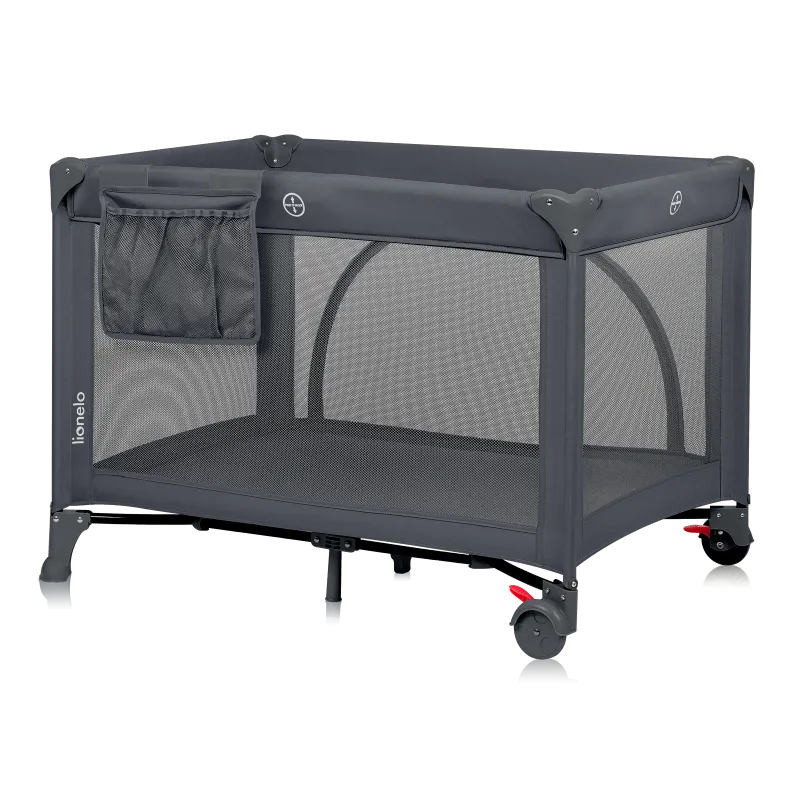 Дитячий манеж Lionelo Laura GREY CONCRETE