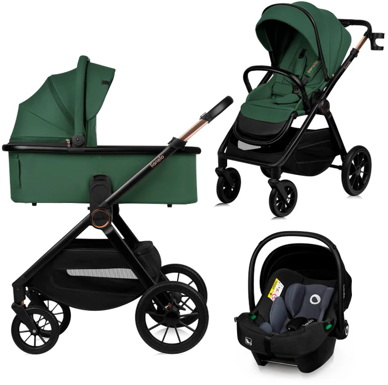 Коляска 3 в 1 Lionelo Layla Green Forest