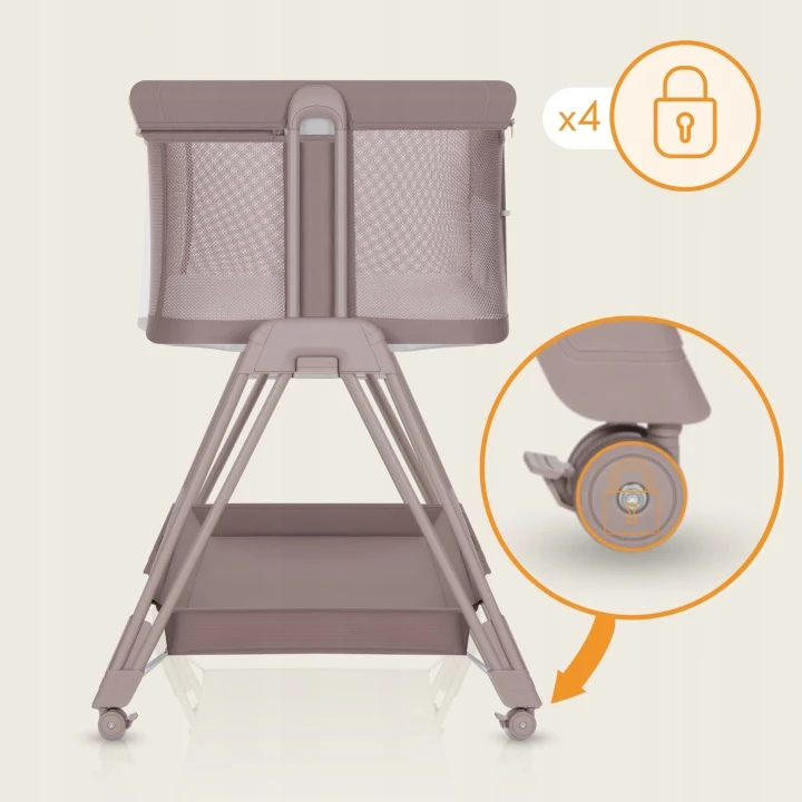 Ліжечко 3 в 1 Lionelo Leonie Plus BEIGE TAUPE