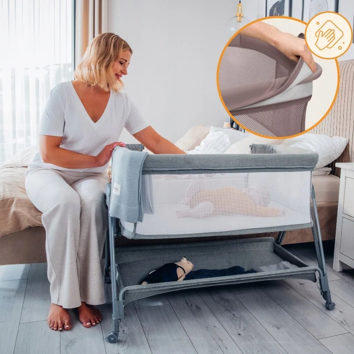 Ліжечко 3 в 1 Lionelo Leonie Plus BEIGE TAUPE