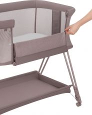 Приставне ліжечко Lionelo Luna Beige Taupe