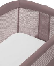 Приставне ліжечко Lionelo Luna Beige Taupe