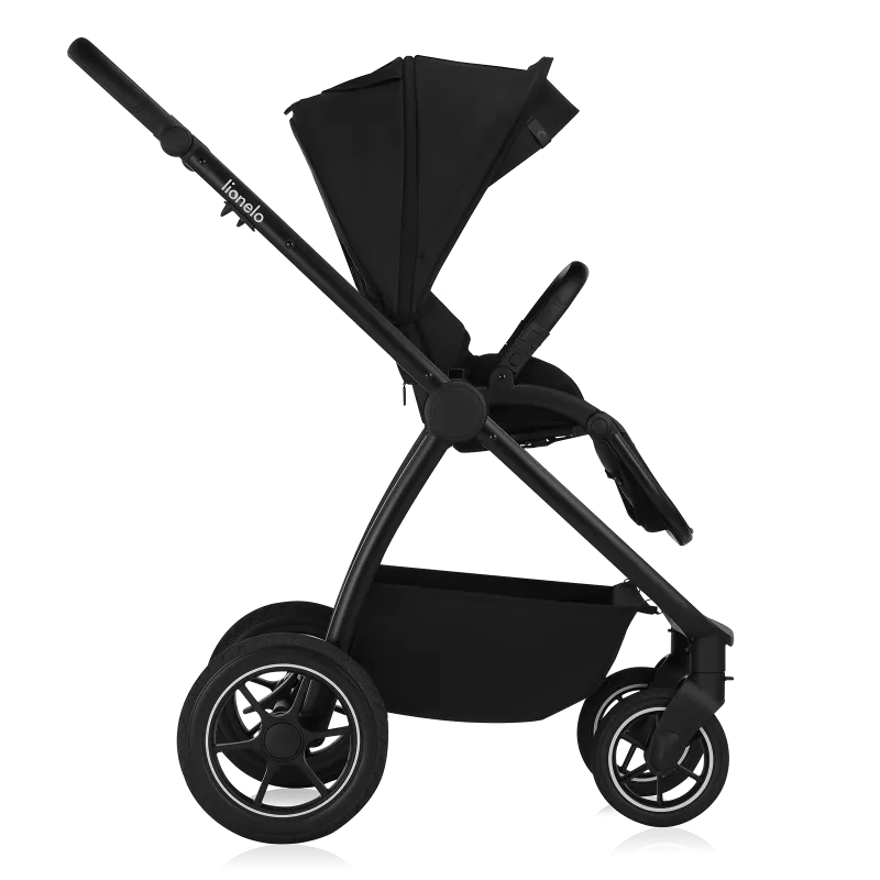 Коляска 3 в 1 Lionelo Meril Black Onyx