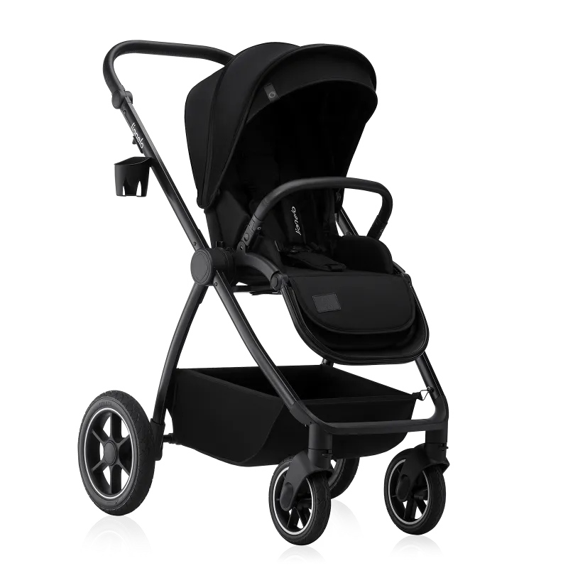 Коляска 3 в 1 Lionelo Meril Black Onyx