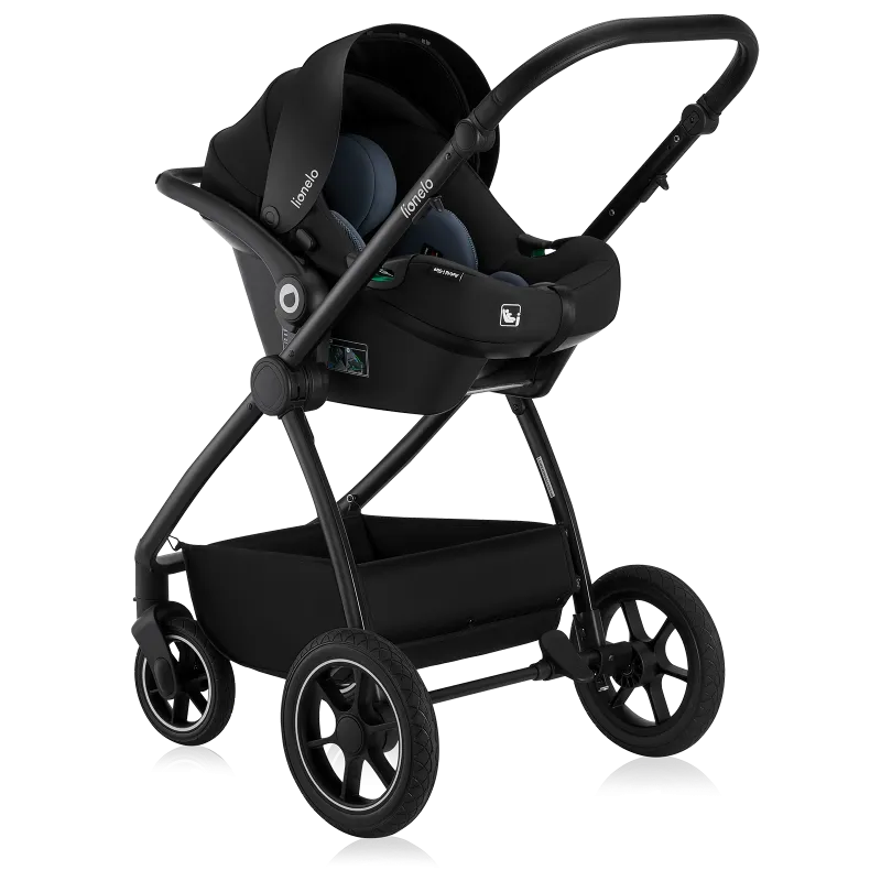 Коляска 3 в 1 Lionelo Meril Black Onyx