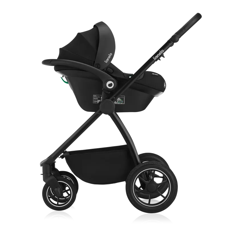 Коляска 3 в 1 Lionelo Meril Black Onyx