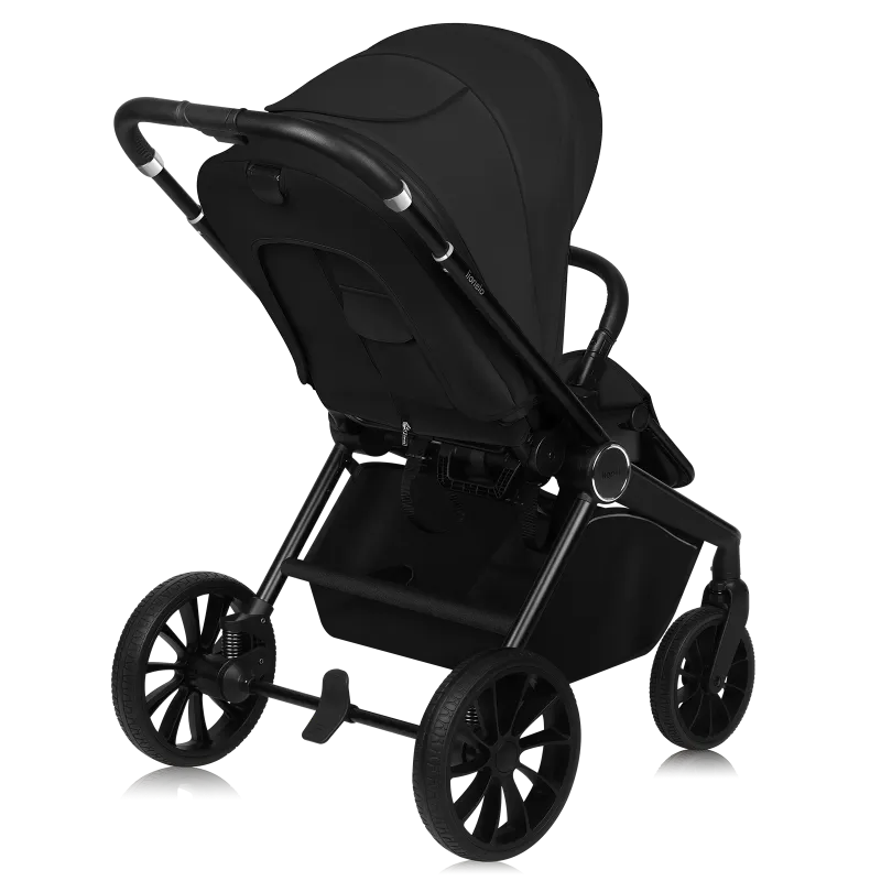 Коляска 2 в 1 Lionelo Mika Plus BLACK ONYX
