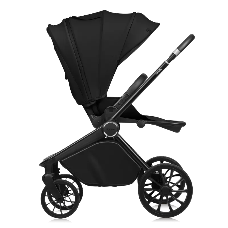 Коляска 2 в 1 Lionelo Mika Plus BLACK ONYX