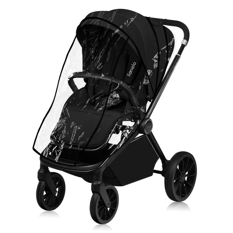 Коляска 2 в 1 Lionelo Mika Plus BLACK ONYX