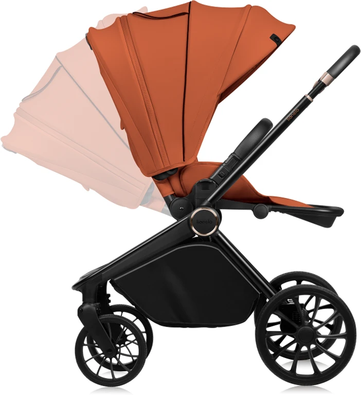 Коляска 2 в 1 Lionelo Mika Plus Brown Rust