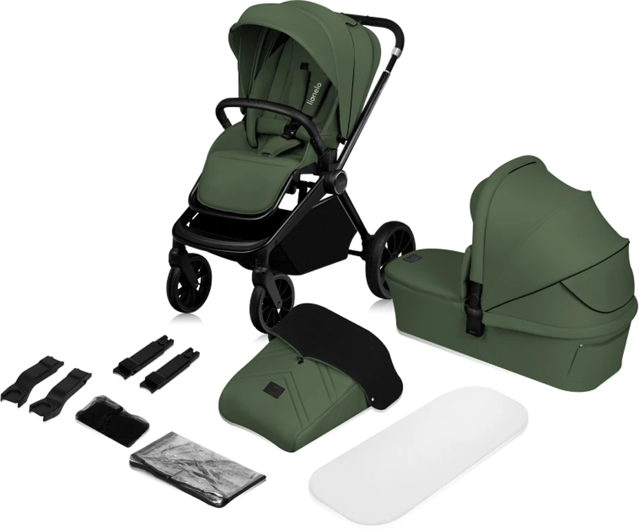 Коляска 2 в 1 Lionelo Mika Plus Green Olive