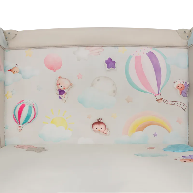 Манеж Lionelo Mille Plus GREY BEIGE