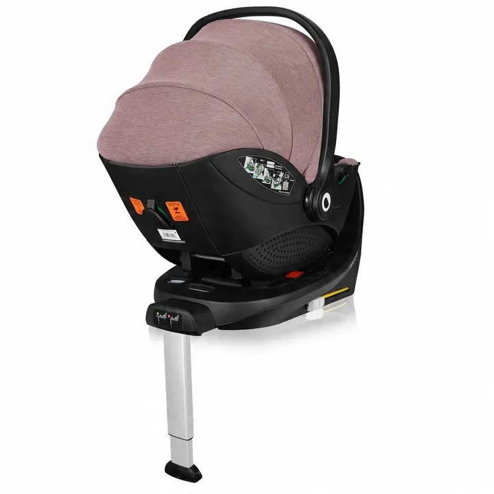 Автокрісло з базою Lionelo Moxie i-size, що обертається, 40-87 см PINK MAUVE