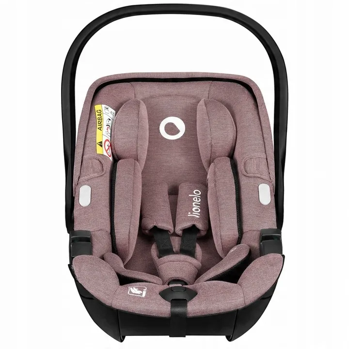 Автокрісло з базою Lionelo Moxie i-size, що обертається, 40-87 см PINK MAUVE