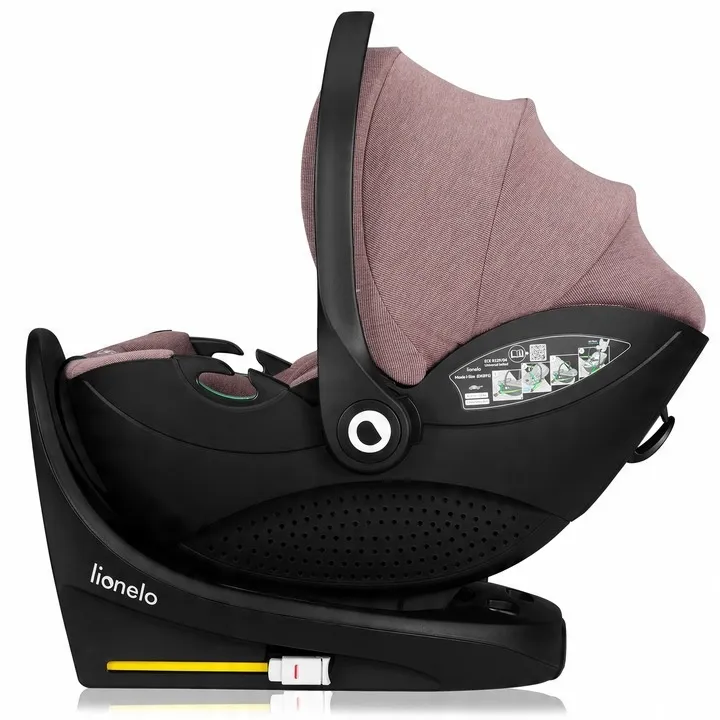 Автокрісло з базою Lionelo Moxie i-size, що обертається, 40-87 см PINK MAUVE