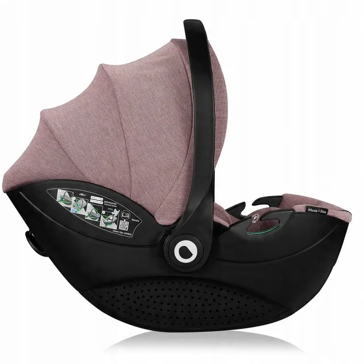 Автокрісло з базою Lionelo Moxie i-size, що обертається, 40-87 см PINK MAUVE