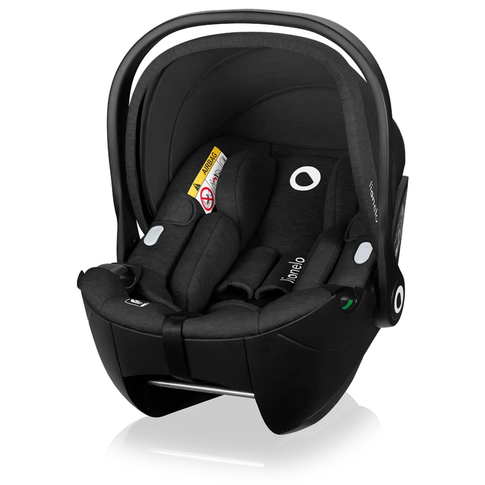 Автокрісло з базою Lionelo Moxie i-size, що обертається, 40-87 см BLACK CARBON