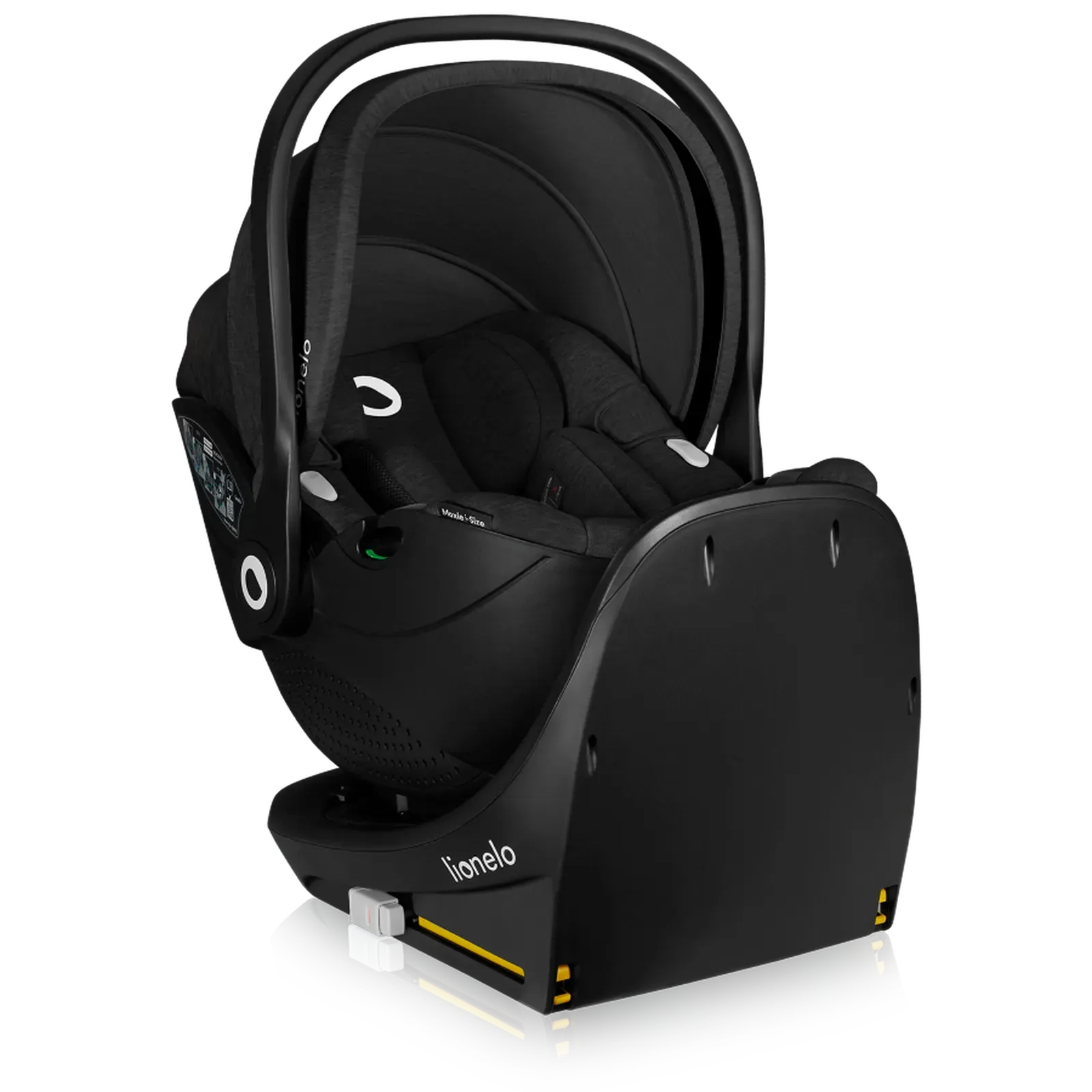 Автокрісло з базою Lionelo Moxie i-size, що обертається, 40-87 см BLACK CARBON