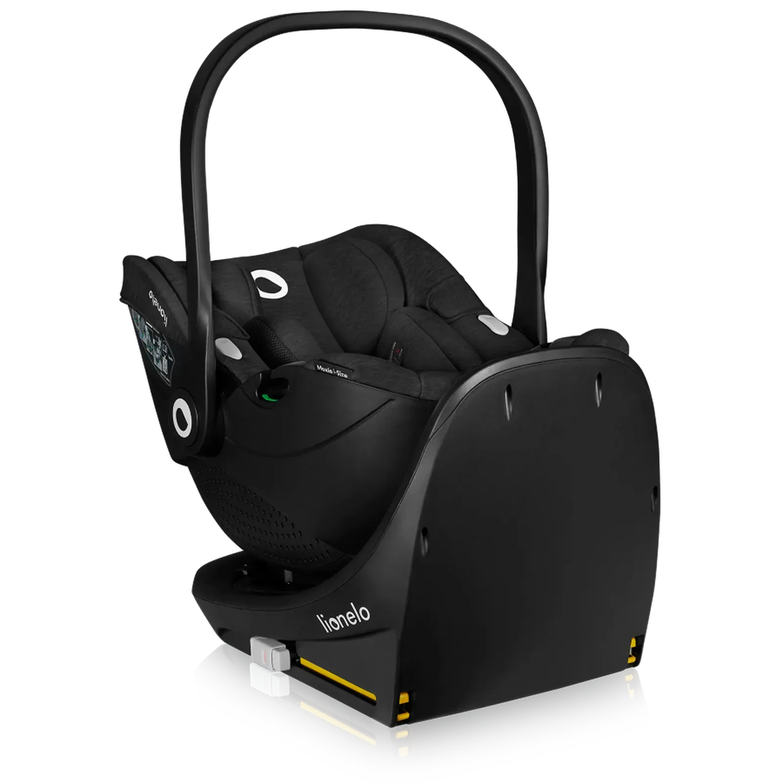 Автокрісло з базою Lionelo Moxie i-size, що обертається, 40-87 см BLACK CARBON