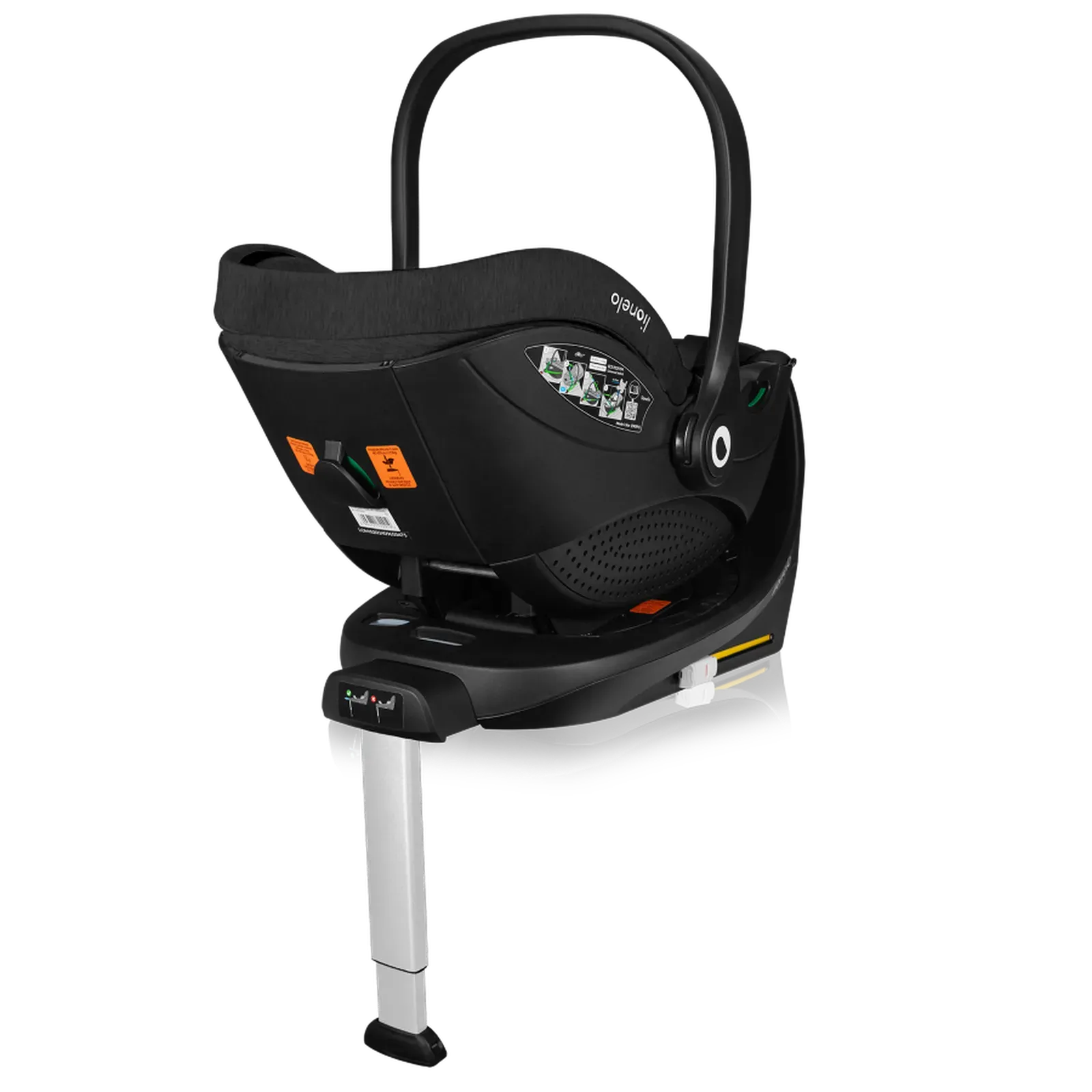 Автокрісло з базою Lionelo Moxie i-size, що обертається, 40-87 см BLACK CARBON