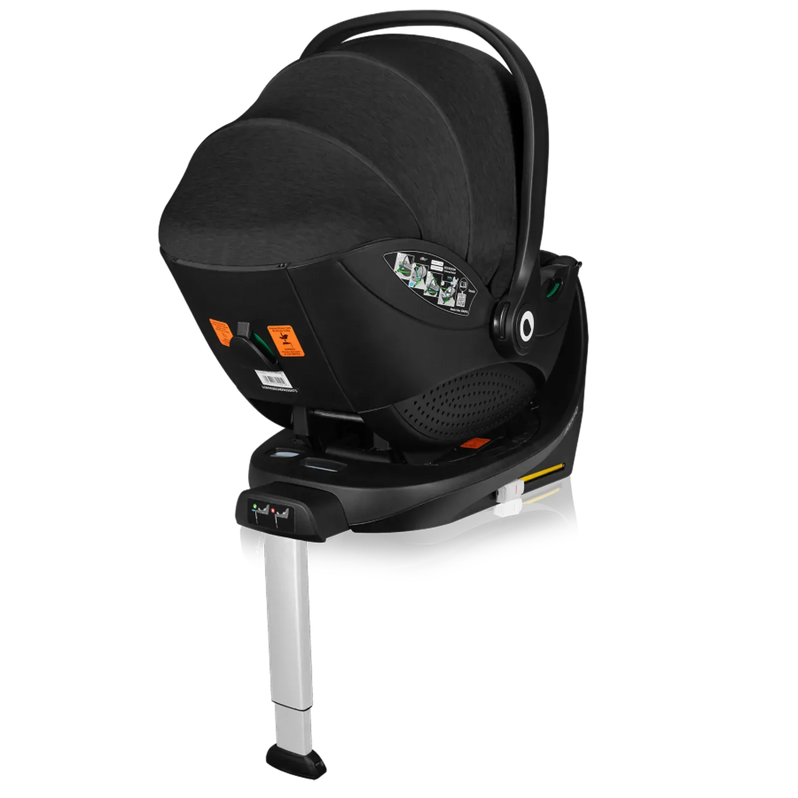 Автокрісло з базою Lionelo Moxie i-size, що обертається, 40-87 см BLACK CARBON