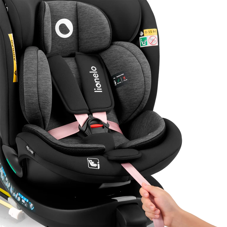 Автокрісло Lionelo Navy i-Size Black Pink
