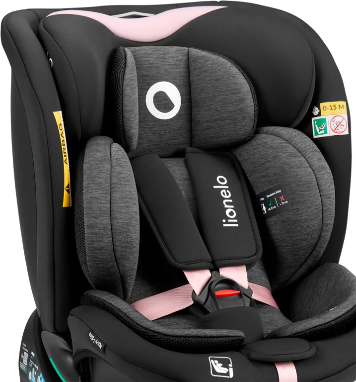 Автокрісло Lionelo Navy i-Size Black Pink