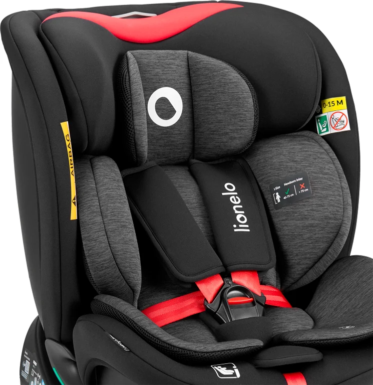Автокрісло Lionelo Navy i-Size Black Red