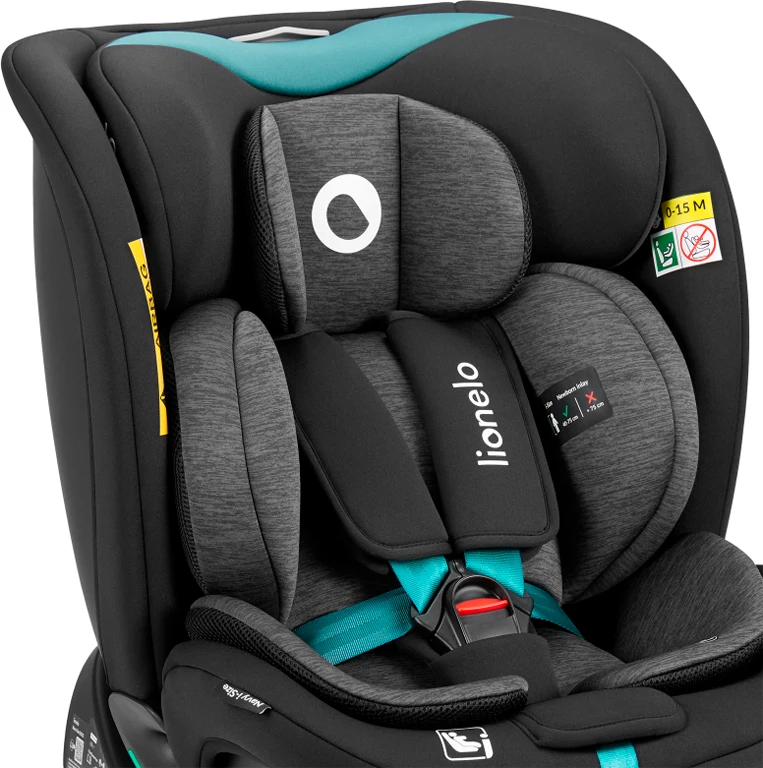 Автокрісло Lionelo Navy i-Size Black Turquoise