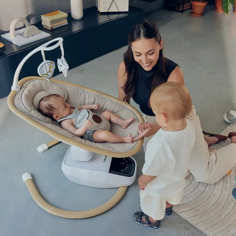 Електрокачель Lionelo Olivia BEIGE NATURAL