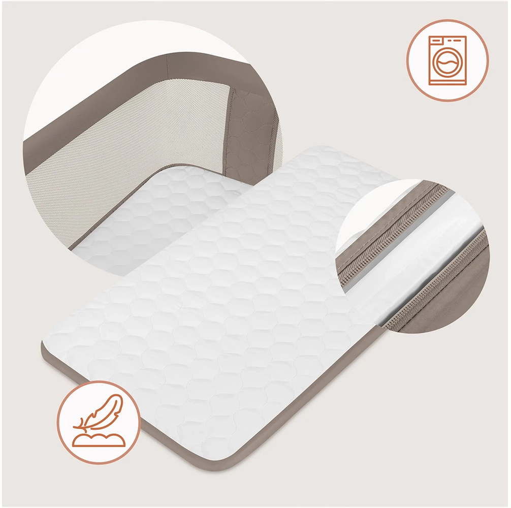 Ліжечко 3 в 1 Lionelo Pari Taupe Beige