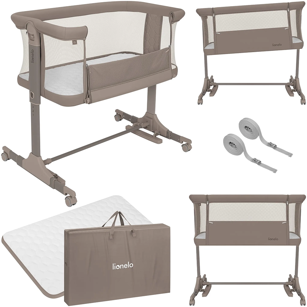 Кроватка 3 в 1 Lionelo Pari Taupe Beige
