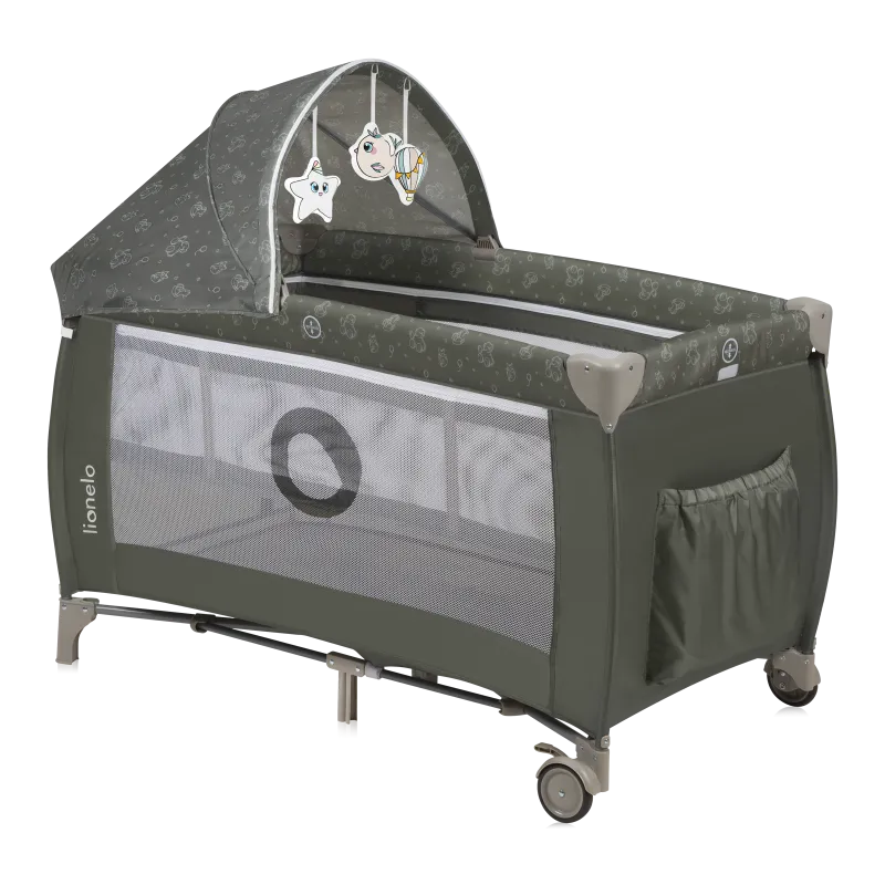 Манеж-ліжечко Lionelo Sven Plus BEIGE OLIVE