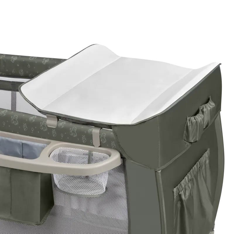 Манеж-ліжечко Lionelo Sven Plus BEIGE OLIVE
