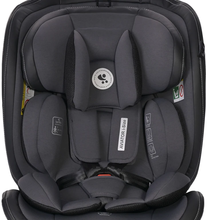 Автокрісло Lorelli Aviator i-Size Isofix 360° Black Jasper