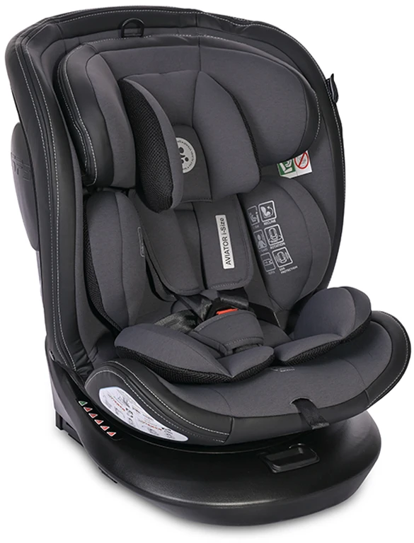 Автокресло Lorelli Aviator i-Size Isofix 360° Grey