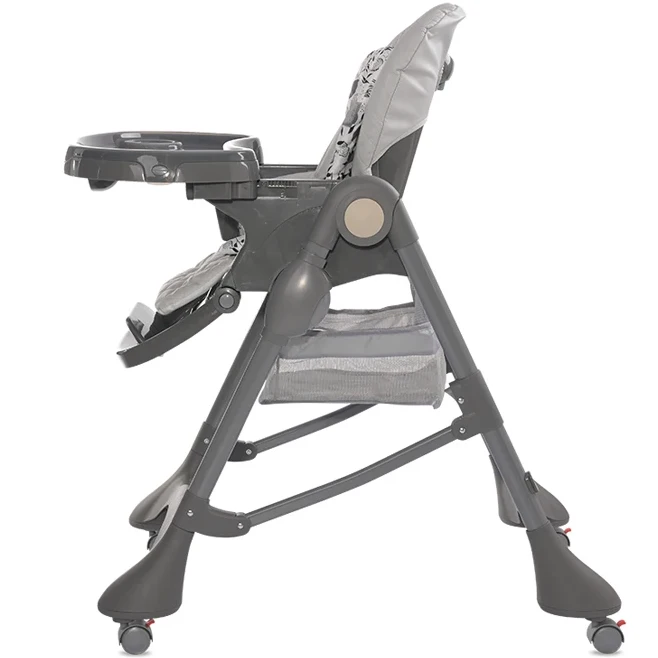 Стільчик для годування Lorelli Bellissimo Cool GREY PU Leather
