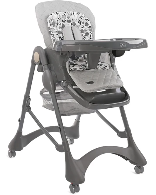 Стульчик для кормления Lorelli Bellissimo Cool GREY PU Leather