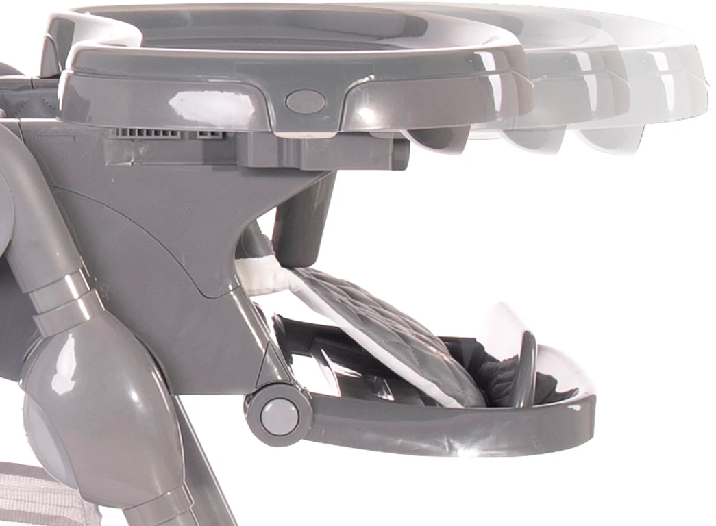 Стільчик для годування Lorelli Bellissimo Grey PARROTS PU Leather