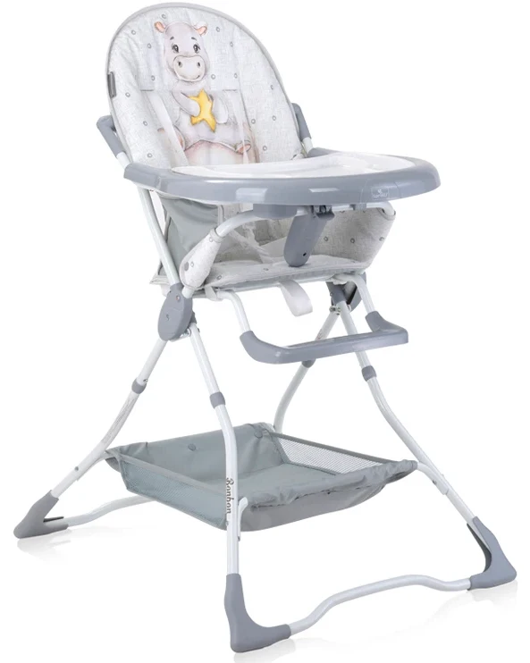 Стульчик для кормления Lorelli BonBon Noble Grey Hippo