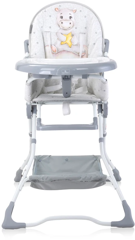 Стільчик для годування Lorelli BonBon Noble Grey Hippo