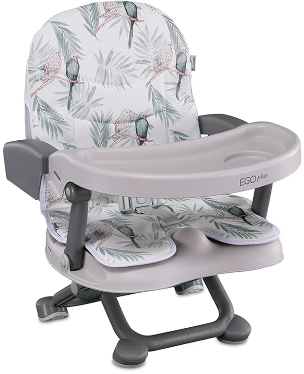 Стульчик для кормления Lorelli Ego Plus Grey Parrots Pu Leather