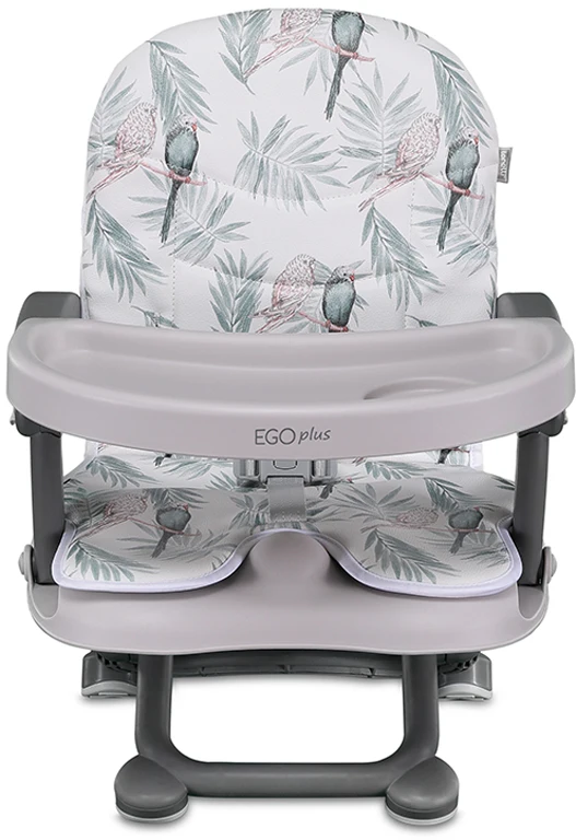 Стільчик для годування Lorelli Ego Plus Grey Parrots Pu Leather